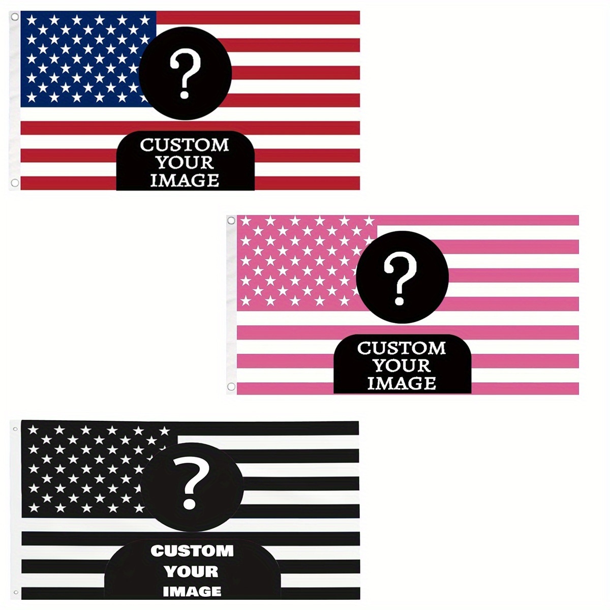 Farming For Agriculture - 1pc Custom Classic Pink/Black American Flag,
