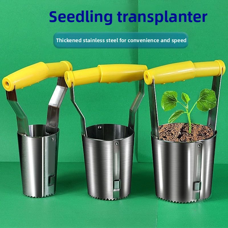 Stainless steel seedling trans - Vegetable Transplanter recension och pris