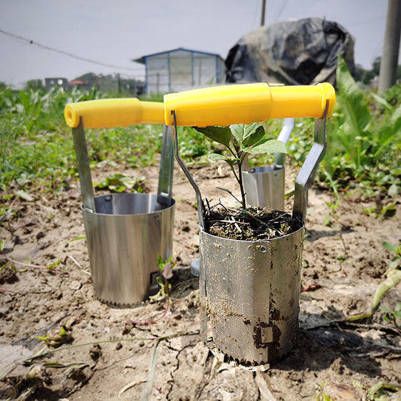 Stainless steel seedling trans - Vegetable Transplanter recension och pris