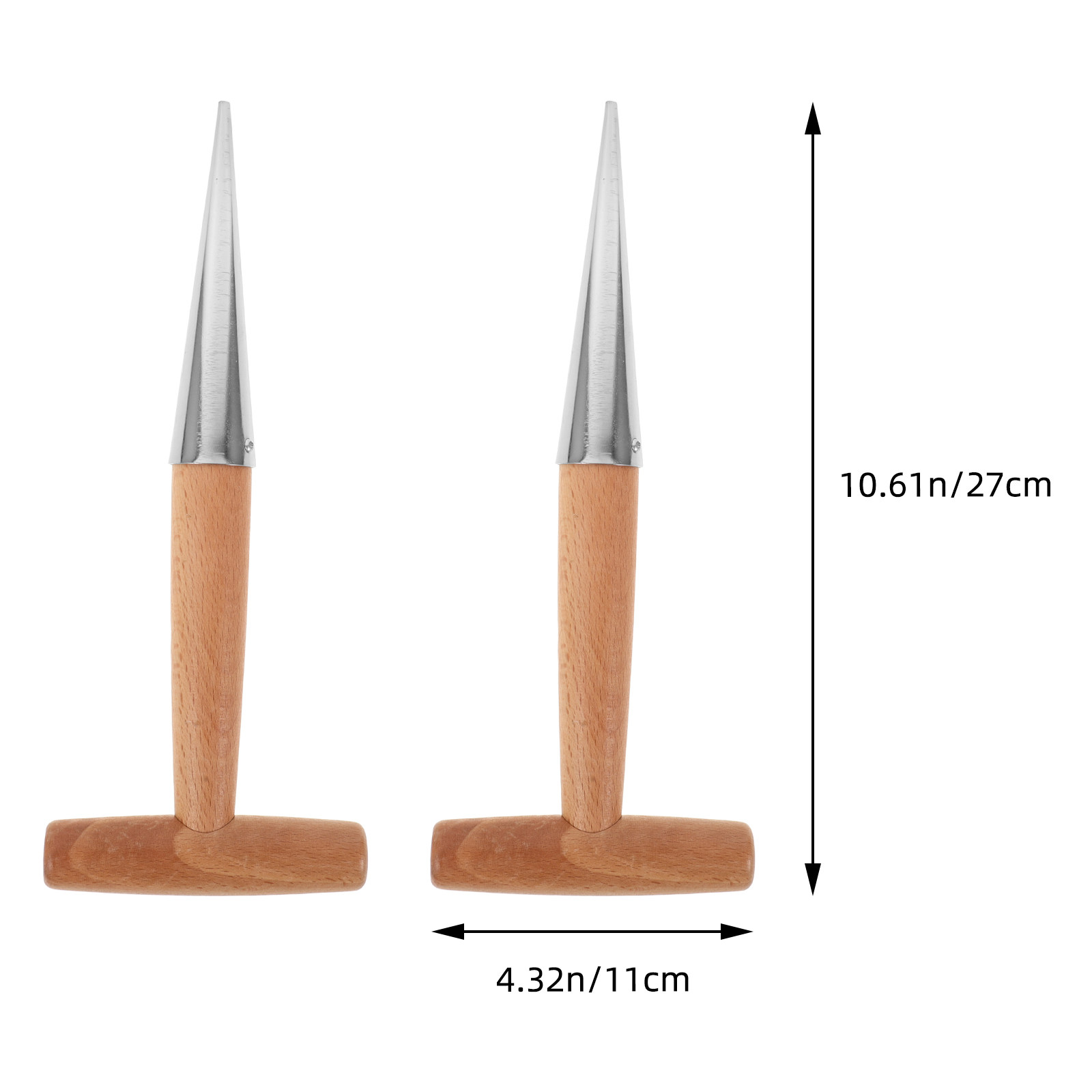 2Pcs Stainless Steel Wood Hand - Vegetable Transplanter recension och pris
