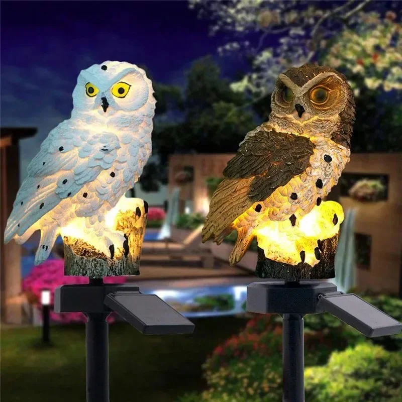 Solar Owl Statue Garden Light  - Farming For Agriculture recension och pris